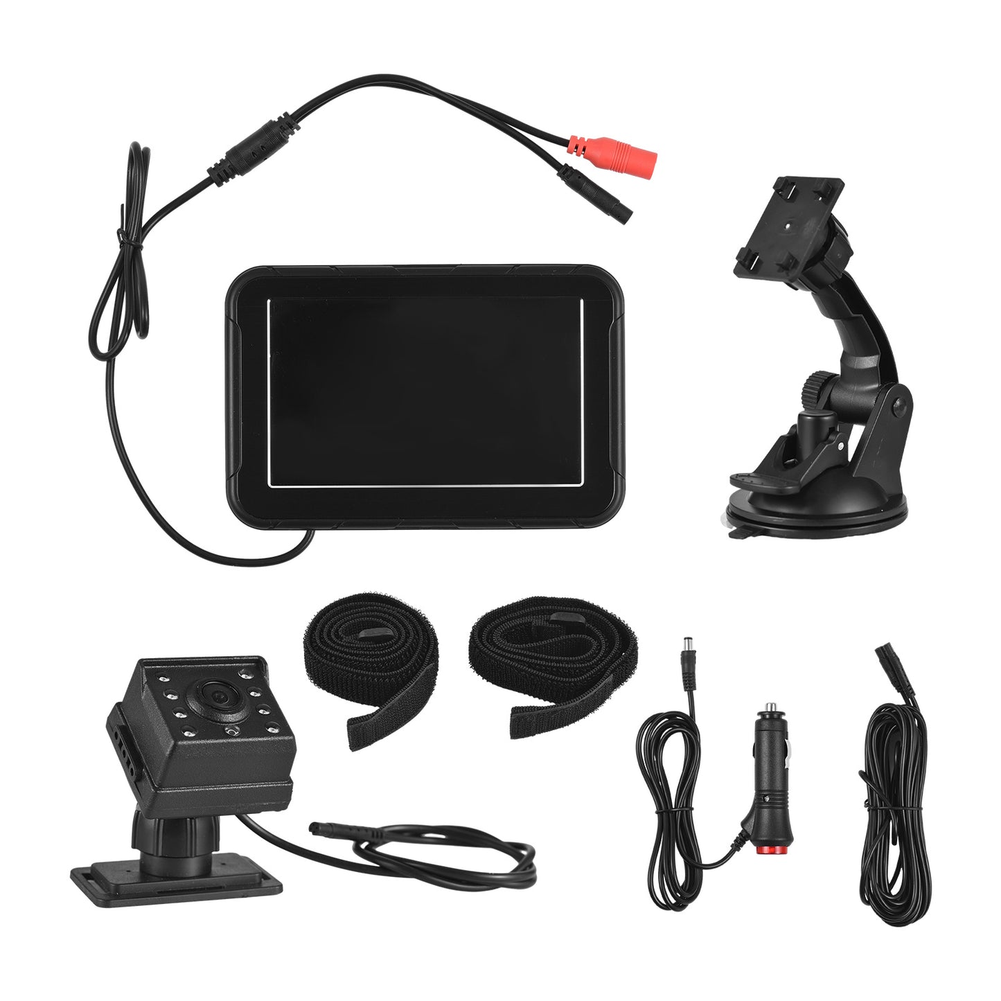 1080P Baby Car Camera Baby Car Monitor Backseat Camera for Kids 5-inch Mirror Display 360°Rotation 150°Wide Angle Support Night Vision with Car Charger Camera Bracket