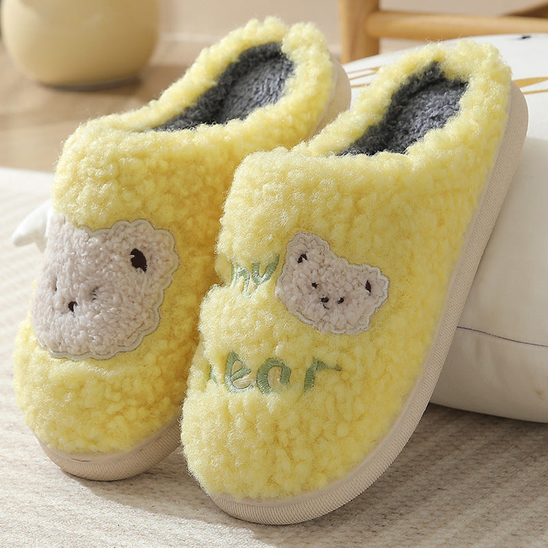 Bear Slippers Winter Warm House Shoes For Small Children...