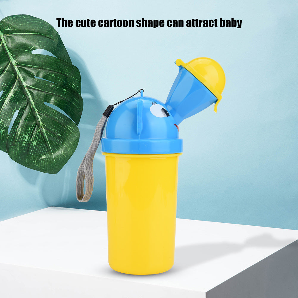 Baby Portable Urinal Potty Child Emergency Toilet for Toddler Upgrade Baby Car Camping(Yellow)