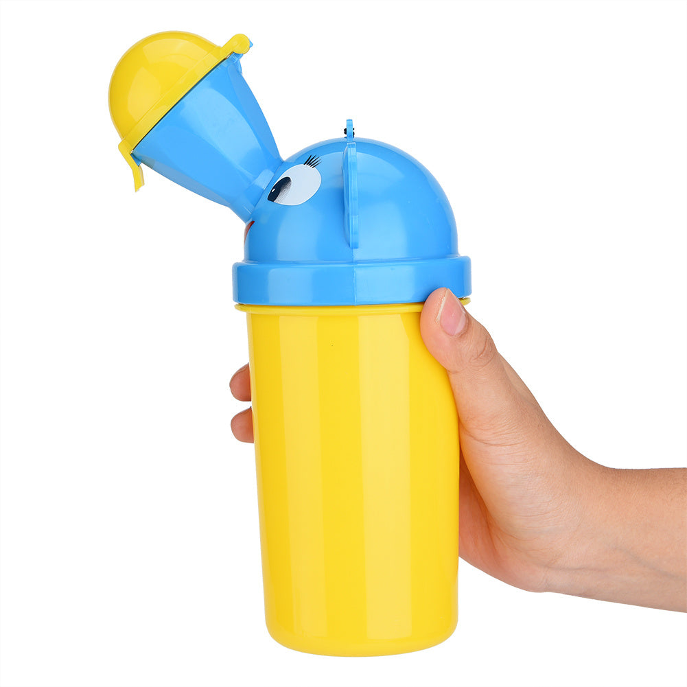 Baby Portable Urinal Potty Child Emergency Toilet for Toddler Upgrade Baby Car Camping(Yellow)