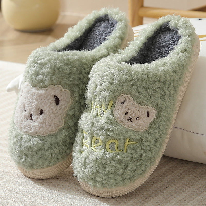 Bear Slippers Winter Warm House Shoes For Small Children...