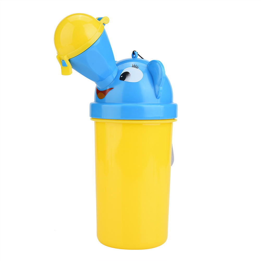 Baby Portable Urinal Potty Child Emergency Toilet for Toddler Upgrade Baby Car Camping(Yellow)