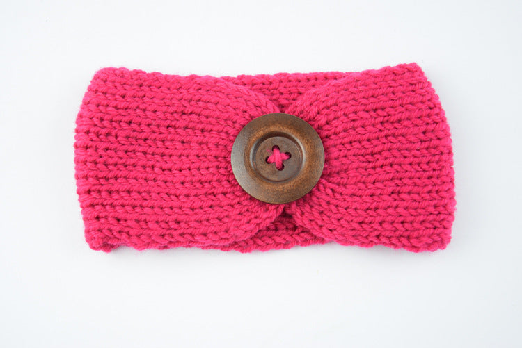 Baby wool headband hand-woven hair accessories